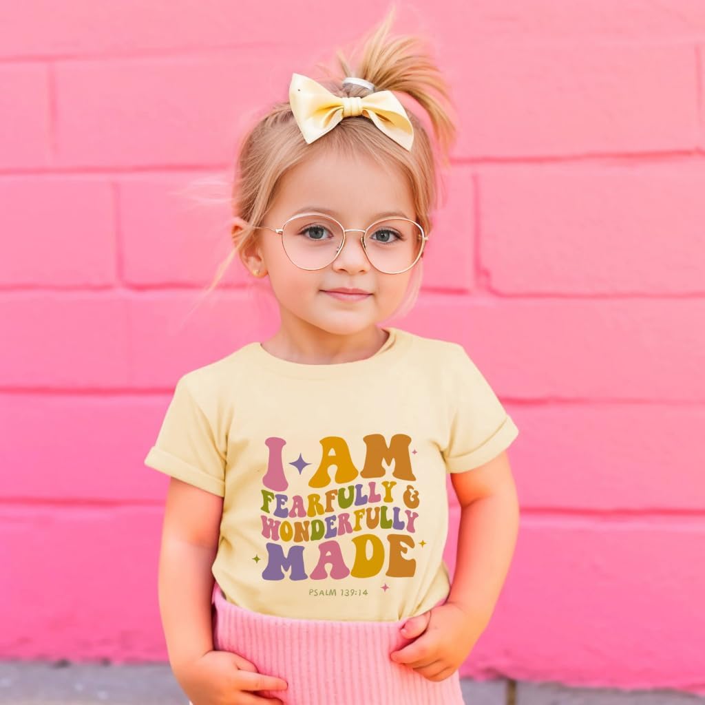 IAM A Child of God Christian Shirts for Kids Toddler Jesus Religious Tee Tops Bible Verse Clothes 2-7 Years - Image 4