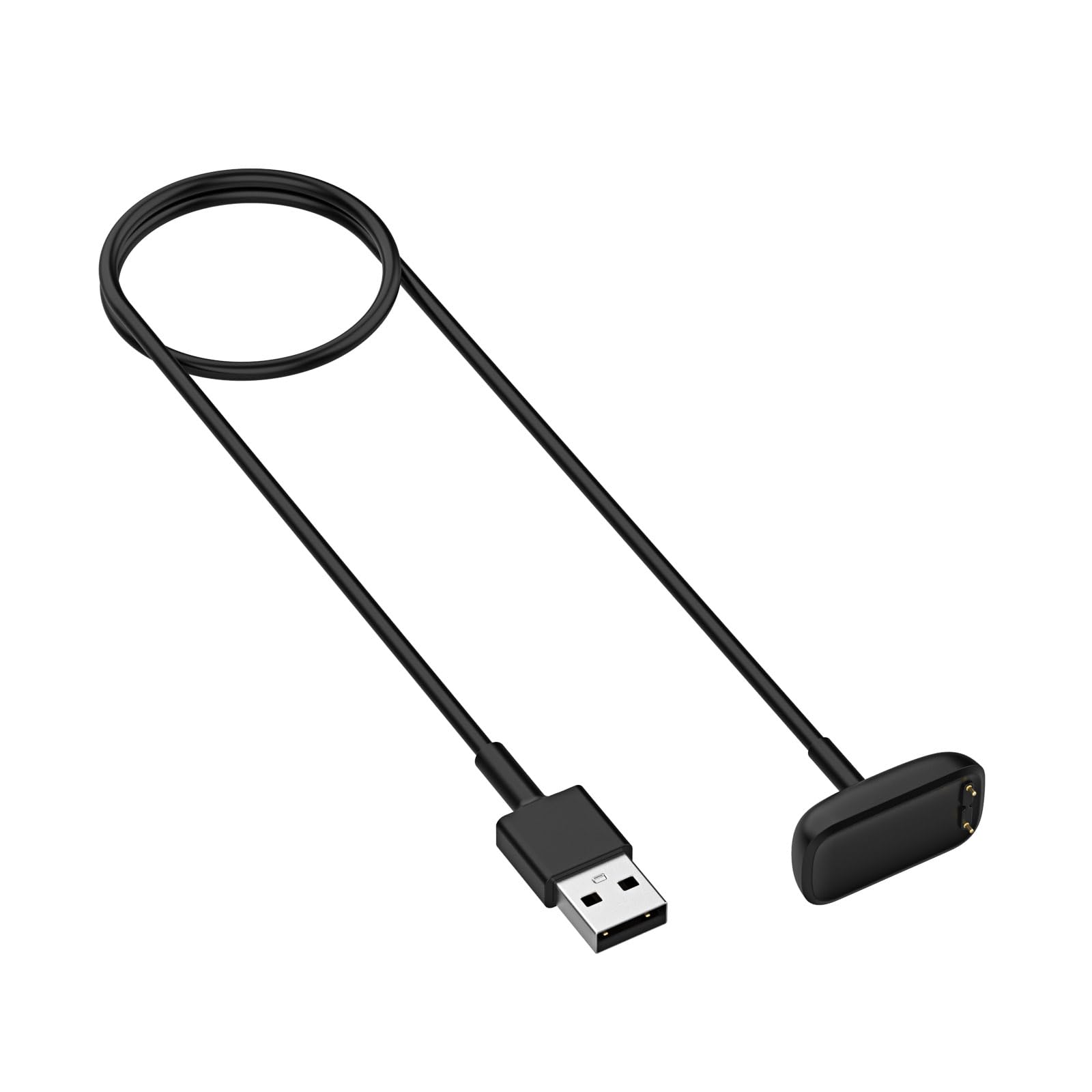 AKYGA AK-SW-45 USB Charging Cable Compatible with Fitbit Luxe/Charge 5/Charge 6 1 m Black Charger