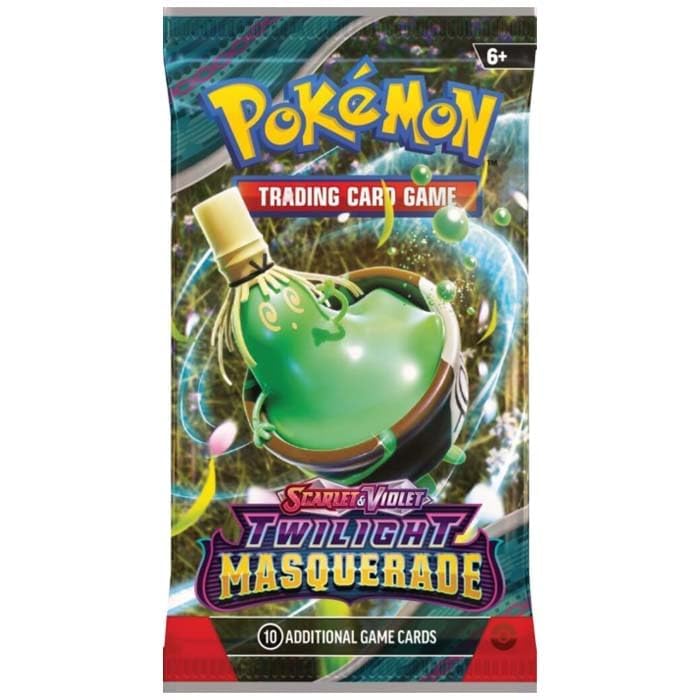 Amazon.com: POKEMON TCG: SCARLET AND VIOLET TWILIGHT MASQUERADE BOOSTER PACK  (1 PACK) : Toys & Games