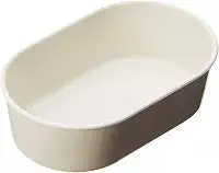Tudo Pet Banheira Plást. Oval Média (Leitosa) Para Cães