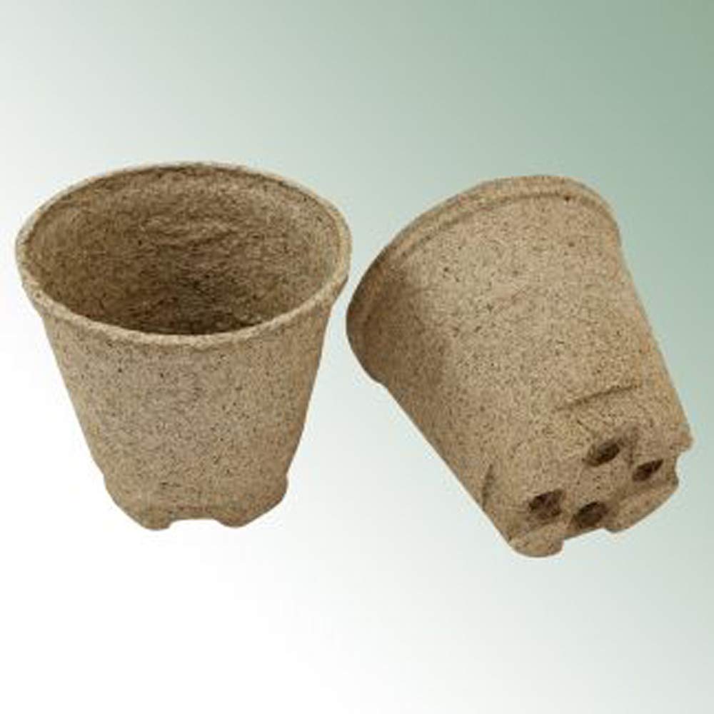 Jiffy Torf Anzuchttöpfe 100 Stück - 8cm Rund Mit Schlitz
