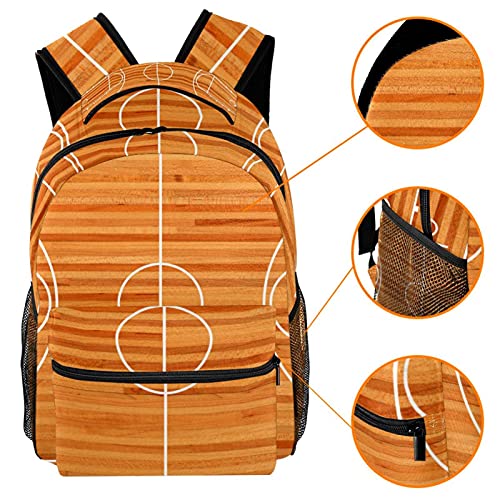 Sac à dos de grande capacité multicolore au design baseball et finitions soignées