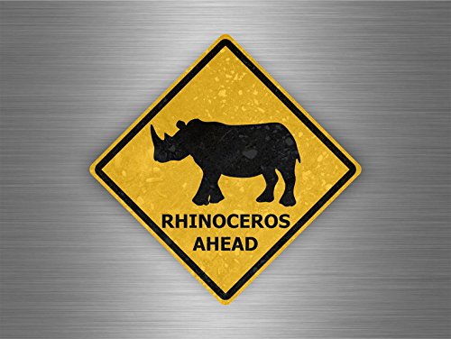 Akacha Auto Aufkleber – Platypus Straßenschild Design, 150x150mm, Vinyl