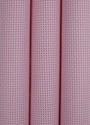 Image of KCS 3 pc of 15 inch x 18 inch(38cmx45cm) Counted Cross Stitch Cotton Aida Cloth Needlework Rolled Fabric Box,11CT,Pink