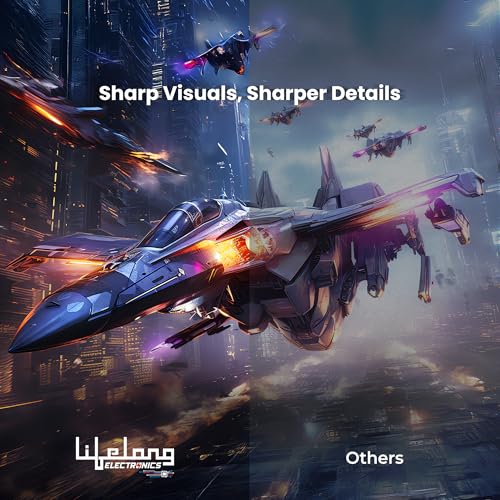 Image of Lifelong Electronics Lightbeam Smart Projector | Android, 1080P& 4K Ultra Support, 3000 Lumens, 720p Native | for Room & Outdoors | All OTT Apps | WiFi /BT, Mirroring, USB, HDMI, 180, Speakers