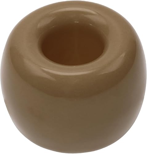 ONLYKXY 1 mini soporte de cerámica para cepillos de dientes, soporte único para bolígrafo, para encimeras de tocador de baño, organizador de