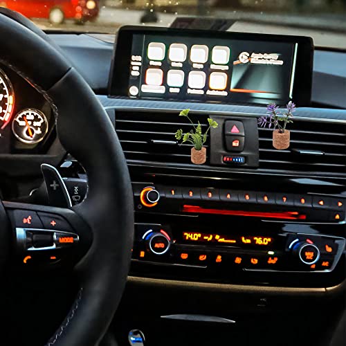 Image of ZOSTLAND Rhinestone Car Decorative Clip,Car Air Fresheners,Metal Vent Clip,Bling Auto Air Vent,Personalized Automotive Interior Decoration Accessories,Auto Decor Gift for Women,Men(4pcs Green)