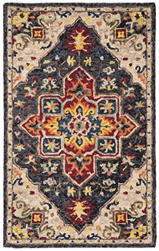 Tapete Safavieh Aspen 4'x6' Boho Medallion Lana miniatura 2