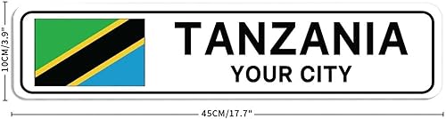 Miniatura 10 de Letrero de calle personalizado de Suiza, bandera de Suiza, nombre de ciudad, placa de estaño de metal de Suiza, decoración del hogar, regalo