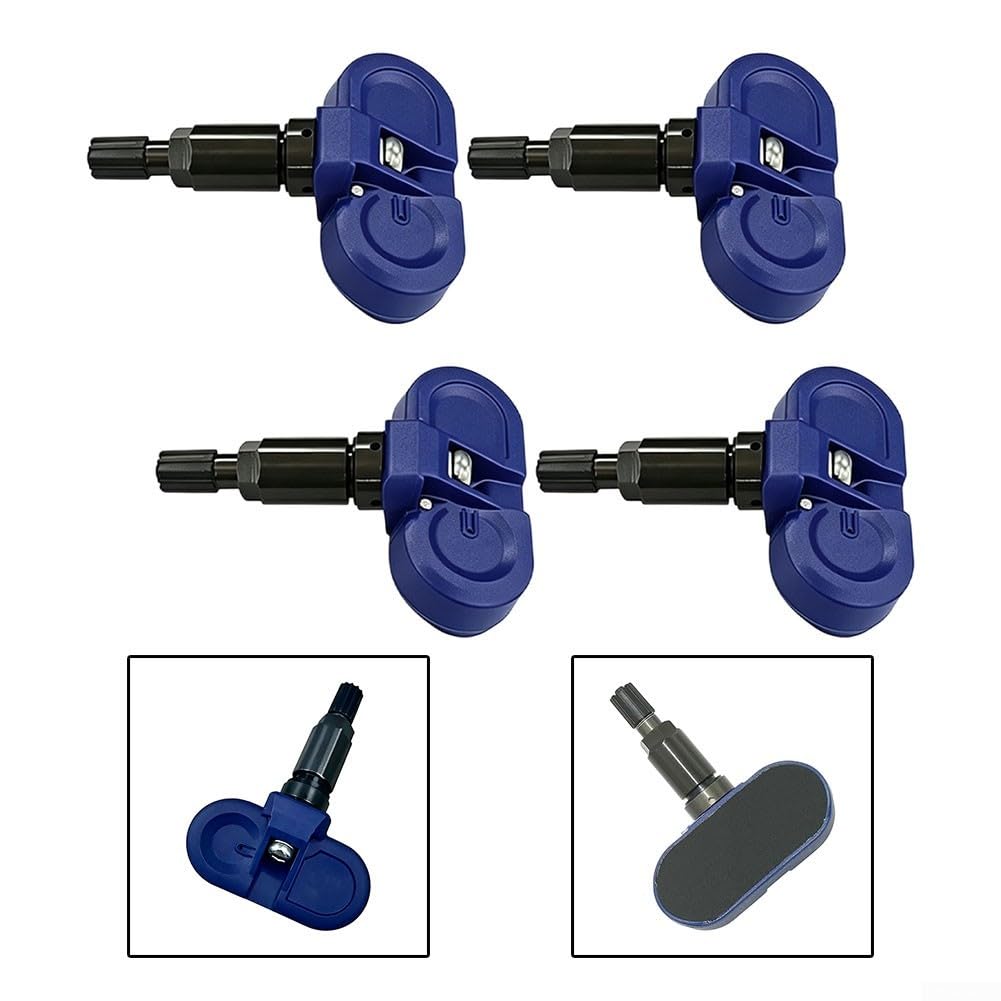 TPMS 1490701-01-C - Sensor de presión de neumáticos (4 unidades, para Tesla para modelo Y, conjunto de sensores de monitoreo inalámbrico)