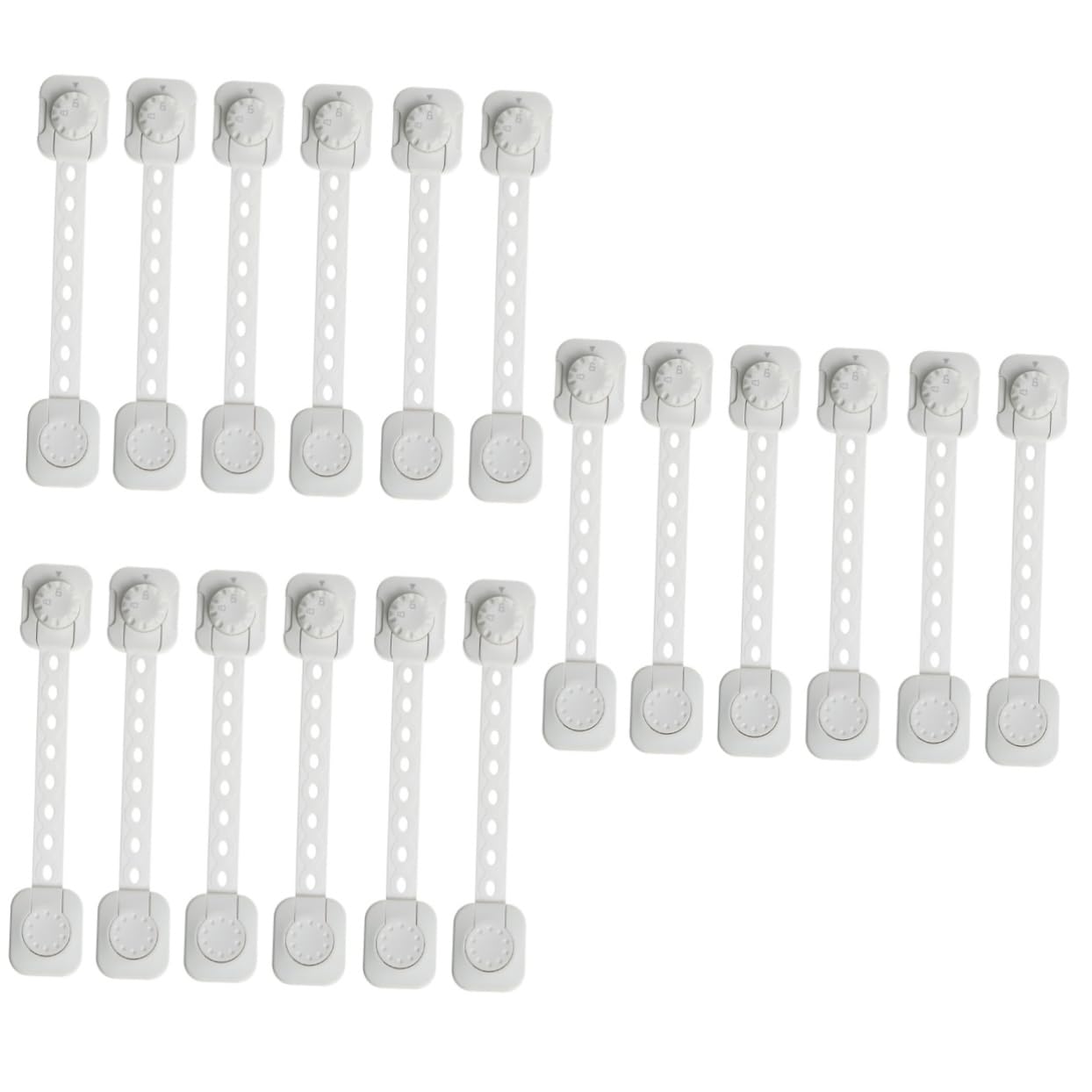 ifundom Lot De 3 Verrous De Sécurité Réglables Pour Bébé Faciles À Utiliser Pour Tiroirs Darmoire 6 Pièces X 3