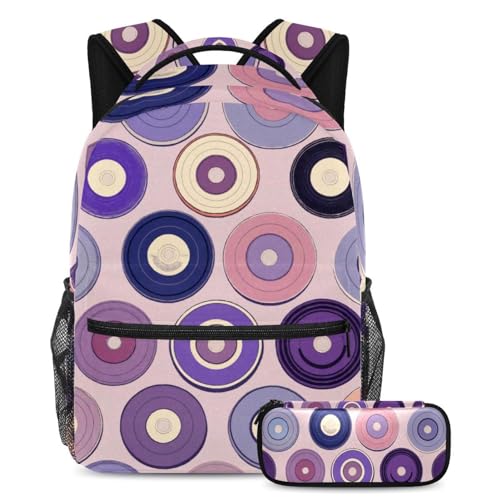 Sac à dos et trousse à crayons grand volume pour ranger toutes les affaires de cours