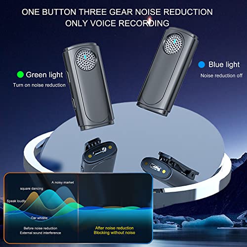 Coonic J12 Wireless Lavalier Microphone For Iphone, Intelligent Noise Reduction,2-In-1 Plug-Play Mic With Charging Case And Hand-Held Microphone, For Video Recording Interview Youtubers Vloggers #TOP1