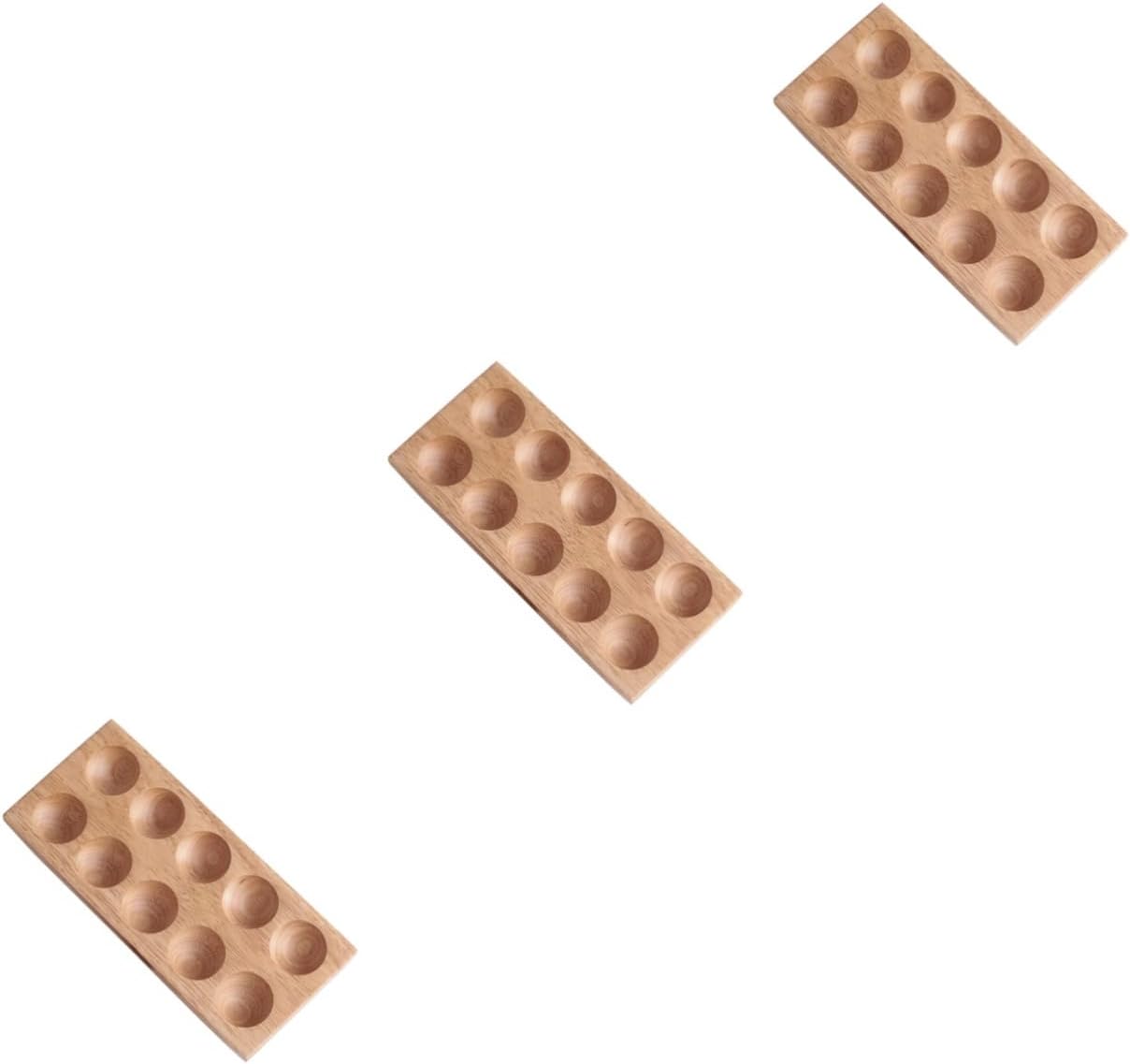 3pcs Succulent Plants Tray -Proof Egg Tray Refrigerator Storage Eggs Tray 10-Cup Egg Holder Crate Storage Rack