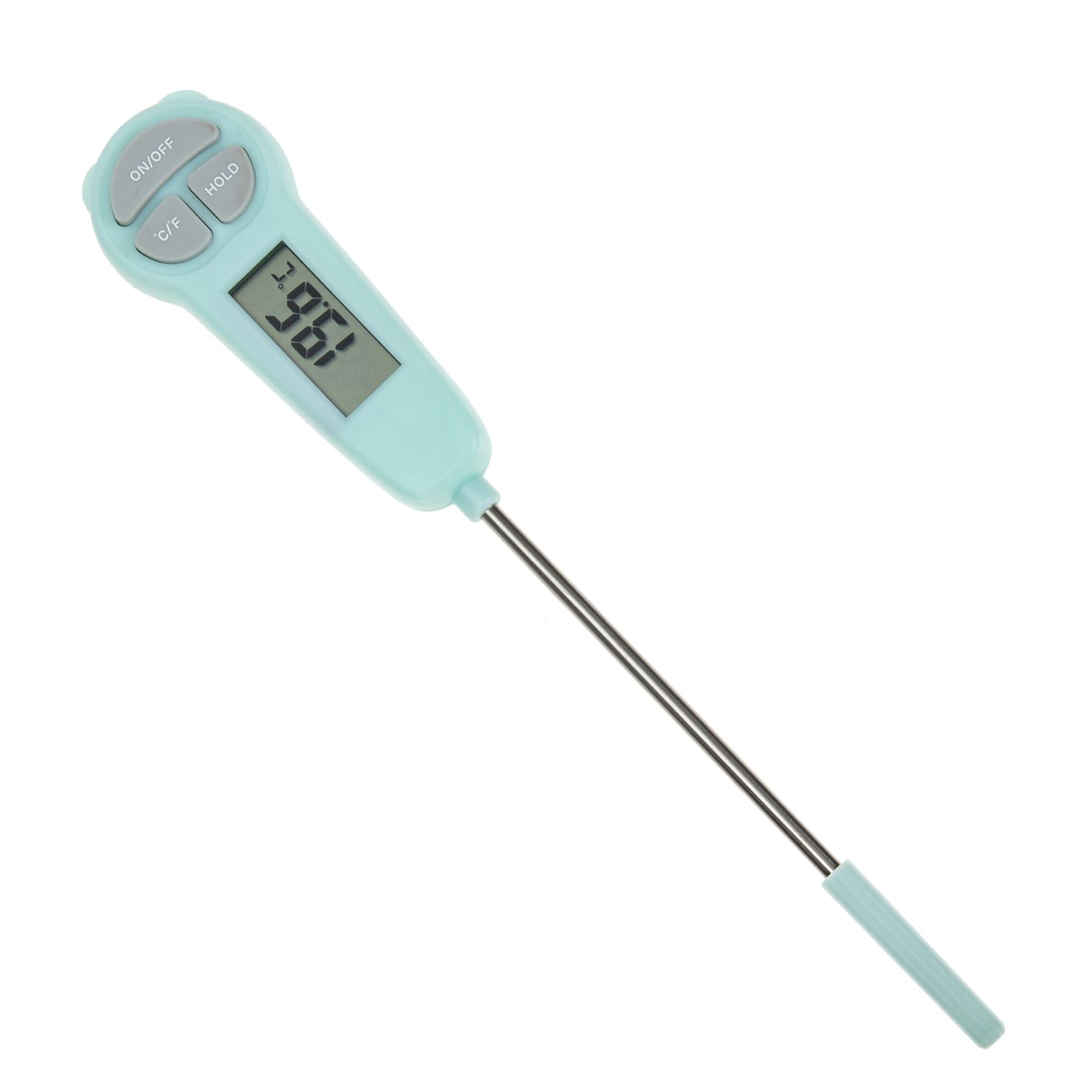 Luxshiny Digital Frying Thermometer Probe Instant Read Cooking Thermometer for Grilling Candy Making and Food Preparation Portable LCD Display for Accurate Measurement