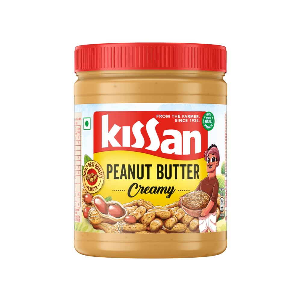 Kissan Creamy Peanut Butter | High Protein Unsweetened Peanut Butter| With Perfectly Roasted Peanuts | Natural Peanut Butter | Gluten Free, 920 g (B096MJHFJX) Amazon Price History, Amazon Price Tracker