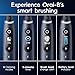 Oral-B iO Series 8 Electric Toothbrush with 2 Replacement Brush Heads and Travel Case, Rechargeable Toothbrush, Black Onyx