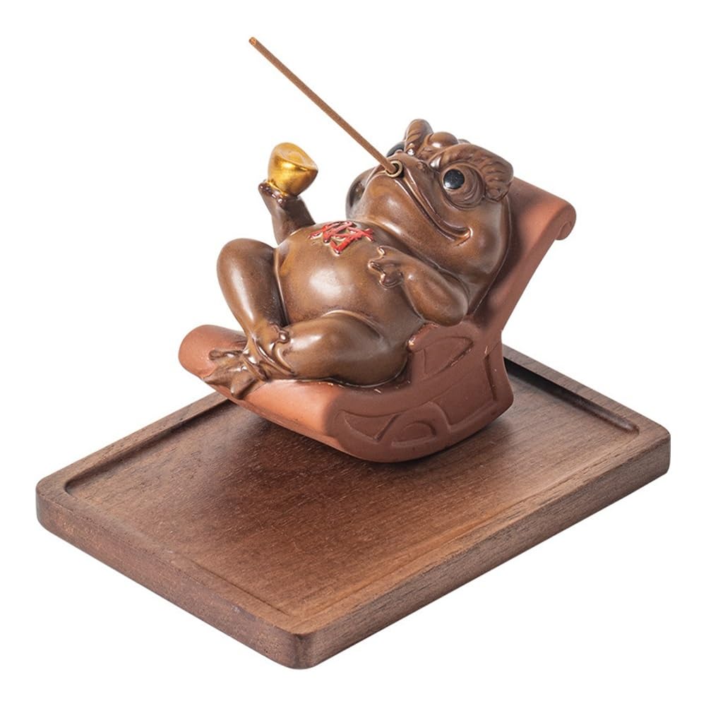 Incense Holder, Money Tea Pet Fragrant Insert, Ceremony Desktop Decor