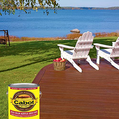 Cabot 140.0001844.007 Solid Color Decking Stain, Driftwood Gray
