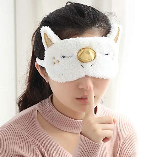 Image of Jenna Eye Mask For Dark Circles, Cooling Eyes, Pain Relief, Redness, Eye Cooling Gel Pad Stretchable For Eye Relaxing, Sleeping Mask (Unicorn Gold)