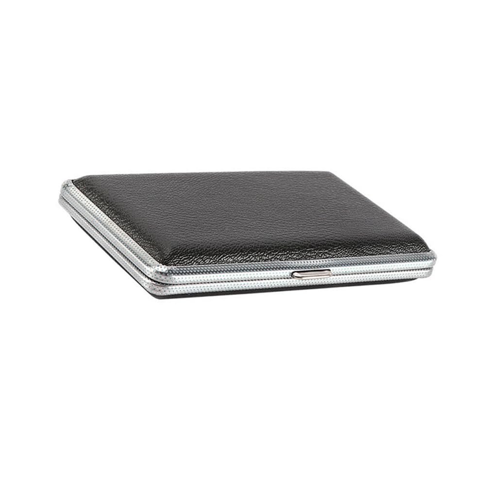 one piece cigarette case Amazon.com: 1 Piece Cigarette Case Metal Cigarette Box Rectangle Portable Cigarette  Holder Case with Pu Leather Surface, Black : Health & Household