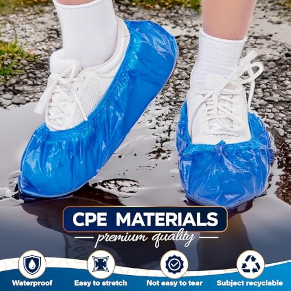 Anti Slip Shoe Covers 2/10/50/100 PCS Disposable Shoe Boot Covers