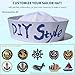 Ubauta White Sailor Hat Costume: US Navy Hats for Parties Halloween and Weddings 22.5