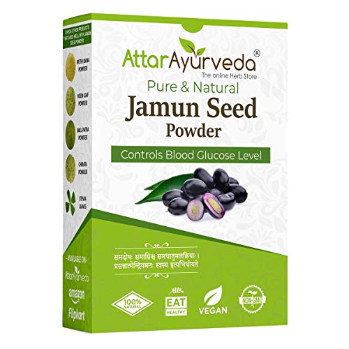 Attar Ayurveda Jamun Seed Powder for Diabetes - 500 g Attar Ayurveda Jamun Seed Powder for Diabetes - 500 g