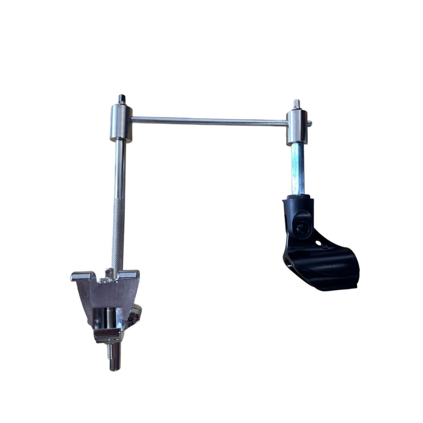 Soporte para Micrófono de Bombo con Abrazadera de Tambor Montaje Estable Brazo Regulable y Travesaño Sujeción Segura para Micrófono Material Aleación