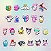 30 50 100Pcs Random Cartoon Shoe Charms for Croc Clogs Sandals Bracelet Wristband Slippers, No-Repeat Different Shoe Decoration Charms for Party Favor (30Pcs)