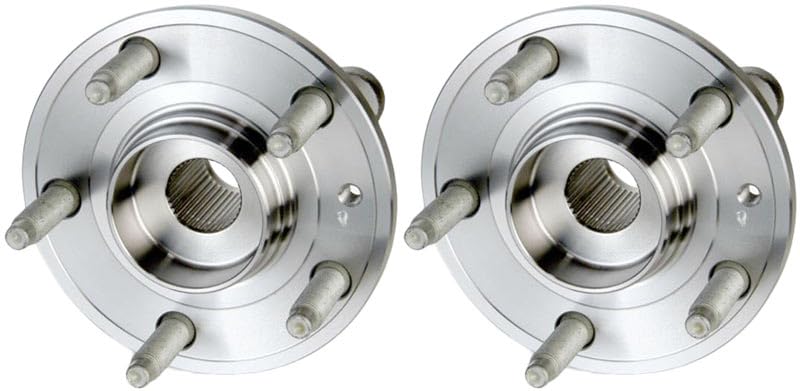 Image of TRQ Front Left and Right Wheel Bearing and Hub Assembly Set 2 Piece