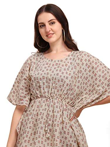 Image of NAINVISH Cotton Blend Kurta Pant Set | Ethnic Kaftan Co Ord Pant Set | Casual Wear Kaftan Pant & Top Set | Fancy Kaftan Top & Pant Set | Women Top & Pant