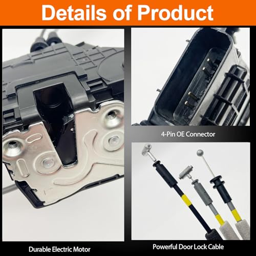 Image of Door Lock Actuator Compatible with 2017-2020 Elantra Sedan Rear Left Driver Side