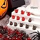 Lyreh 60stk Mini Enten Halloween, 12 Stile Lustiges Halloween Enten Miniatur Ornament aus Kunstharz Winzige Leuchtende Teufelsenten Dekoration für Zuhause Schreibtisch Kuchen und Mottopartys