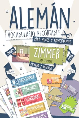 Vocabulario Recortable Alemán para Niños y Principiantes: ¡Transforma tu Casa en un Espacio de...