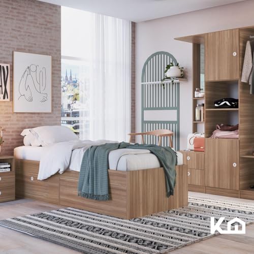 El Mejor Listado de Base para Cama Individual Con Cajones - los más vendidos. 5 Imagen adicional