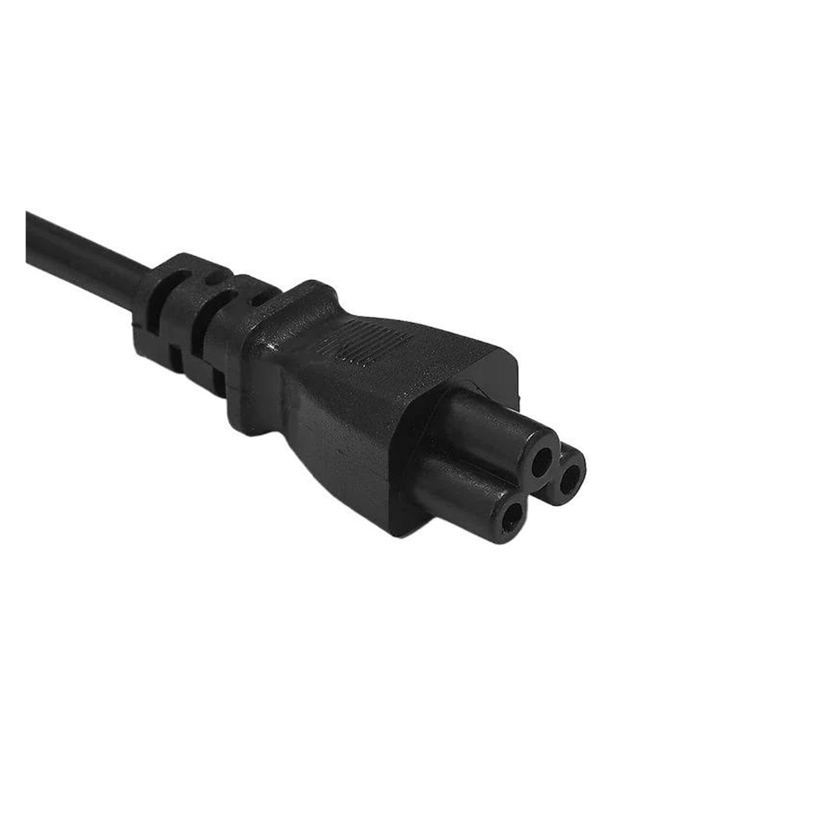 Cable de energía UE 0,5/1,2/1,5/3/5m Cable de extensión IEC 320 C5 Cable de extensión de Fuente de alimentación for portátil, TV, Impresora(3 Meters)
