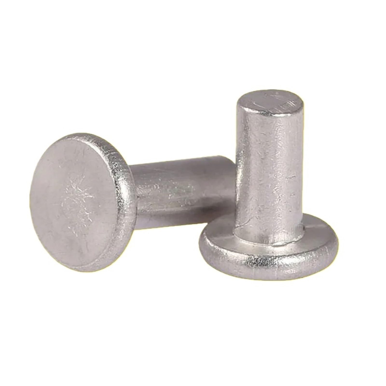 GB109 M2 M3 M4 M5 M6 M8 Aluminium Solid Rivets AL Knock Flat Head Rivet(M8(5pcs),25mm)