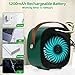 Portable Air Conditioners, 5200mAh Rechargeable Mini Air Conditioner Duration 5-10 hrs, Personal Air Cooler with 3 Speeds, Small Desk Air Conditioner for Bedroom, Office, Outdoor