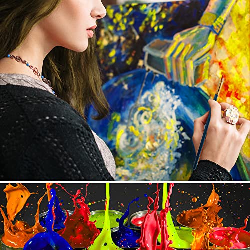 Sdanart Paint Brushes For Acrylic Painting，10Pcs Paint Brushes Set,Acrylic Paint Brushes,Face Paint Brushes,Artist Paint Brushes,Craft Paint Brushes,Thin Paint Brushes,Art Brushes,Paint Brushes #TOP5