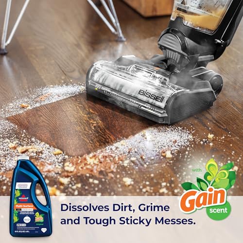 Image of Bissell Multi-Surface with Febreze + Gain, 34451, 64 oz, Safe of Sealed Hard Floors and Area Rugs, Dissolves Dirt, Grime, and Tough Sticky Messes, Febreze Original Gain Scent
