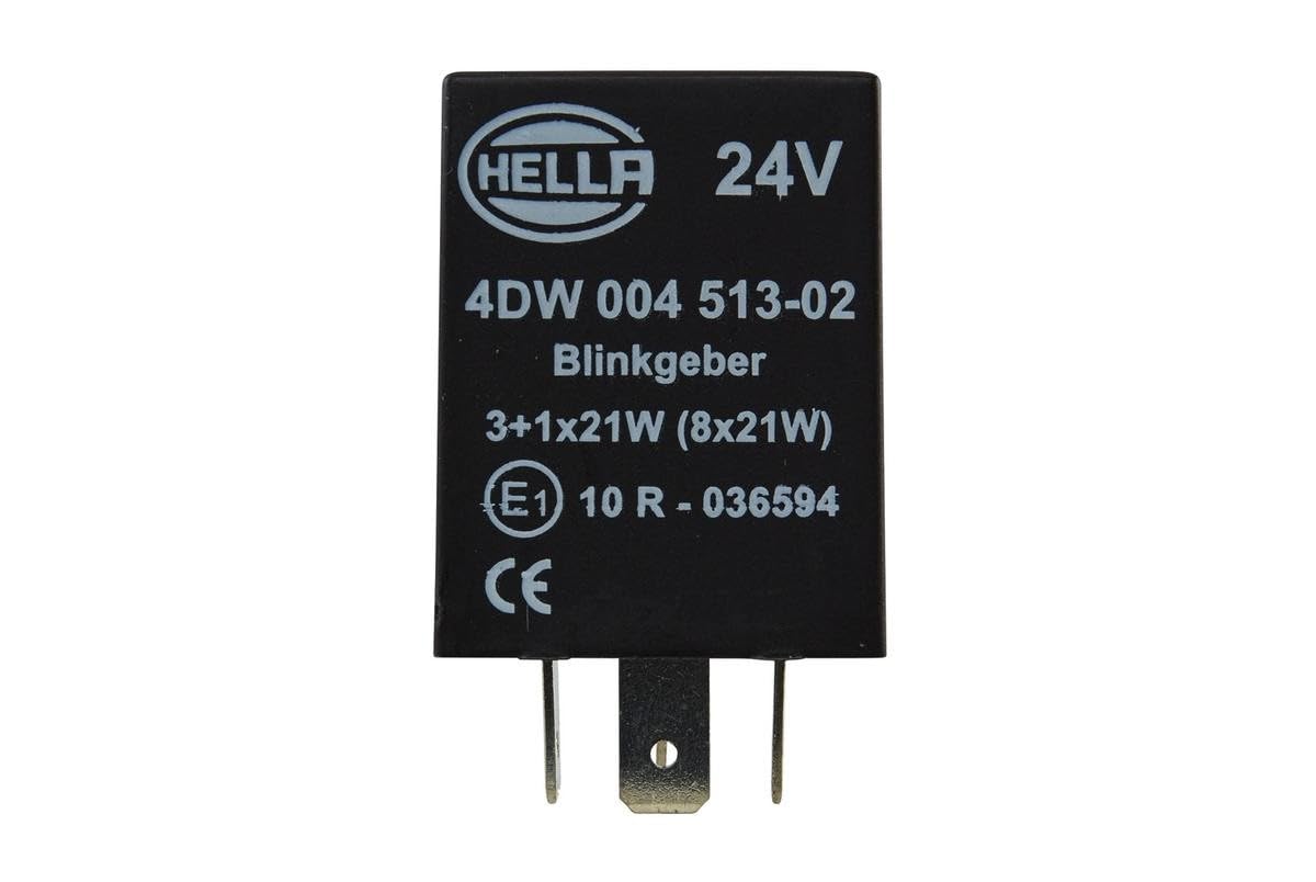 HELLA 4DW 004 513-021 Blinkgeber - 24V - 4-polig - gesteckt - elektronisch