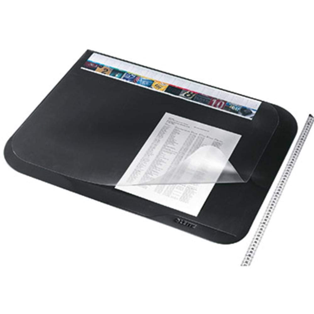 Leitz – Tapis de Bureau Antidérapant avec rabat en PVC, 400x530 mm, pour PC/Ordinateurs portables / Ecrans/ Clavier / Souris, gamme Leitz Plus, ‎53120095