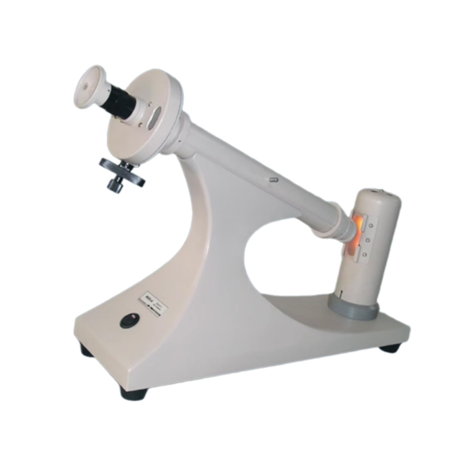 Scheibenpolarimeter Laborinstrument, -180°~+180° Messbereich, ±0,05° Genauigkeit, für Zuckerlösungen, Terpentin, Kampfer