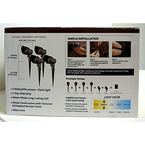 Better Homes and Gardens BH17-092-099-29 4-Piece QuickFIT LED Spotlight - Thumbnail 6