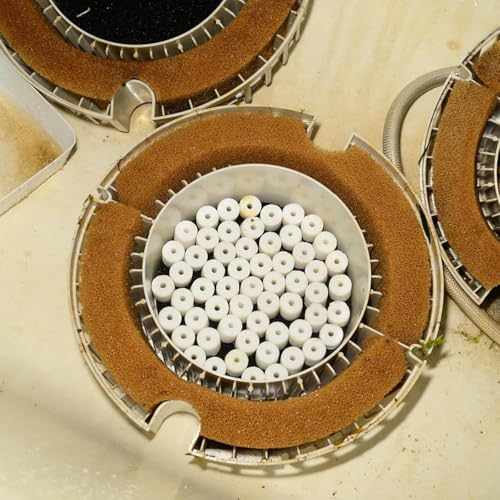 Image of TED TABBIES HI Quality Ceramic Ring Filter Media for Aquarium Filters | 500g + Free NET Pouch