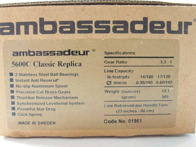 Amazon.co.jp: Abu ABU Ambassador 5600C Red Belo Classic Replica