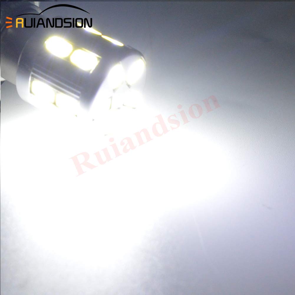 2 Ampoules LED 1157 BAY15D 17 LED 6V Blanc 6000K - Pour Feux Arrière/stop - Ruiandsion