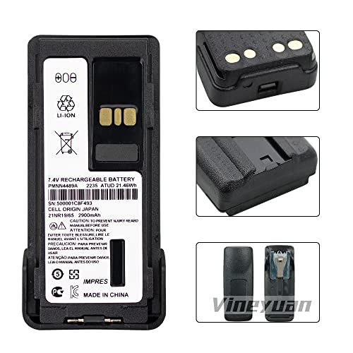 Evita cortes con PMNN4489A batería Motorola GP338D+ P8668I resistente 6