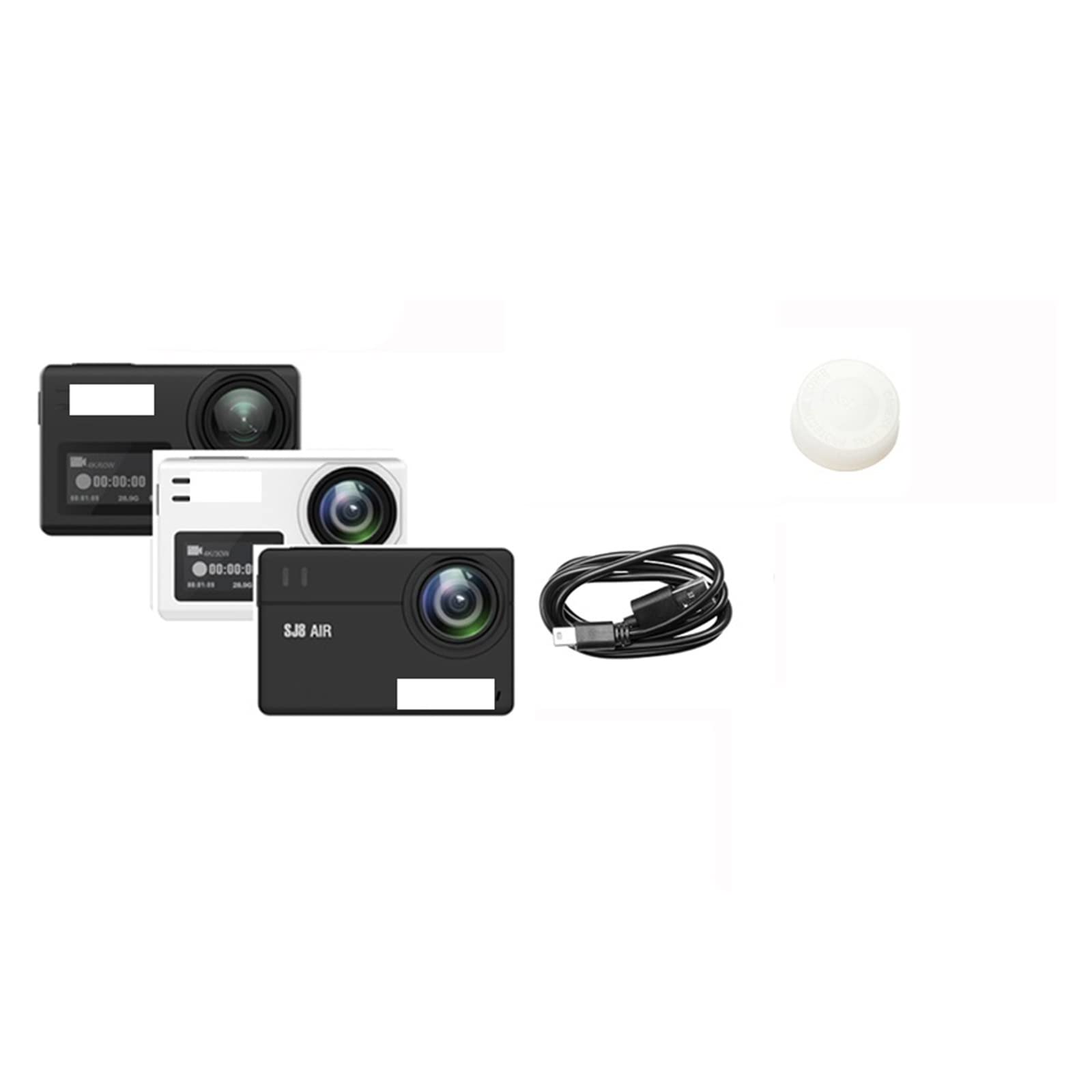 Kamera akcji, Kamera akcji 4K Kamera podwodna 4K Ultra HD 30 kl./s / 60 kl./s HD Kask z pilotem Wodoodporny FPV Sport DV,Na świeżym powietrzu, Sport, Wideo(Small Package,SJ8 Air Black)